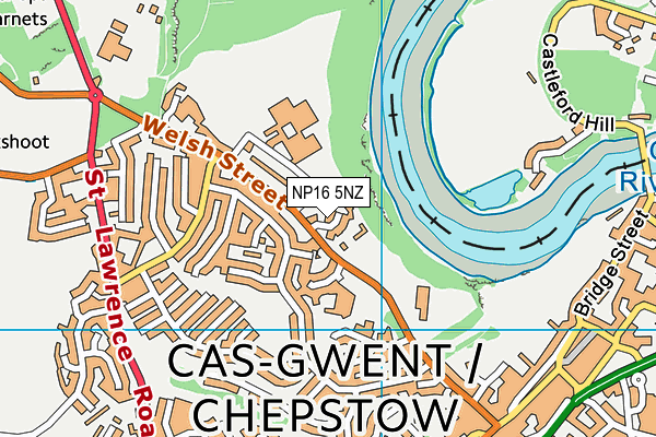 NP16 5NZ map - OS VectorMap District (Ordnance Survey) NP16 5NZ map - OS VectorMap District (Ordnance Survey)