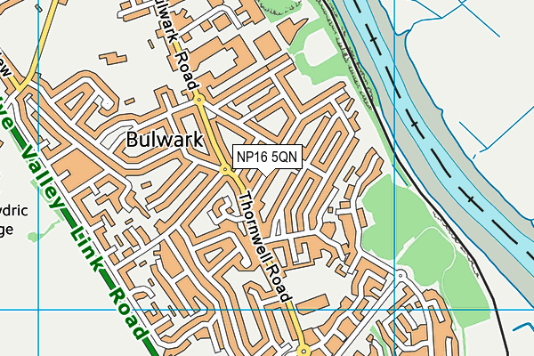 NP16 5QN map - OS VectorMap District (Ordnance Survey) NP16 5QN map - OS VectorMap District (Ordnance Survey)
