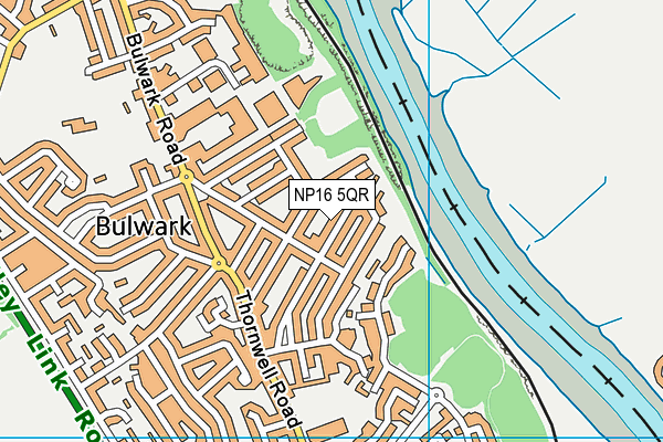 NP16 5QR map - OS VectorMap District (Ordnance Survey) NP16 5QR map - OS VectorMap District (Ordnance Survey)