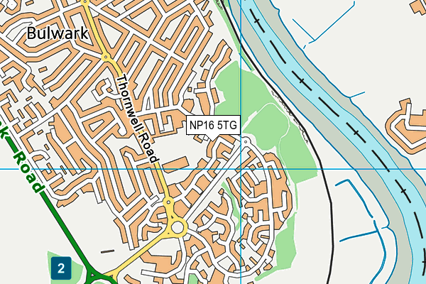 NP16 5TG map - OS VectorMap District (Ordnance Survey) NP16 5TG map - OS VectorMap District (Ordnance Survey)