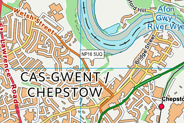 NP16 5UQ map - OS VectorMap District (Ordnance Survey) NP16 5UQ map - OS VectorMap District (Ordnance Survey)