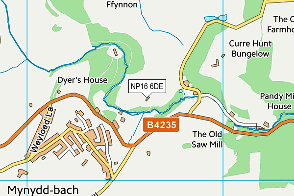 NP16 6DE map - OS VectorMap District (Ordnance Survey) NP16 6DE map - OS VectorMap District (Ordnance Survey)