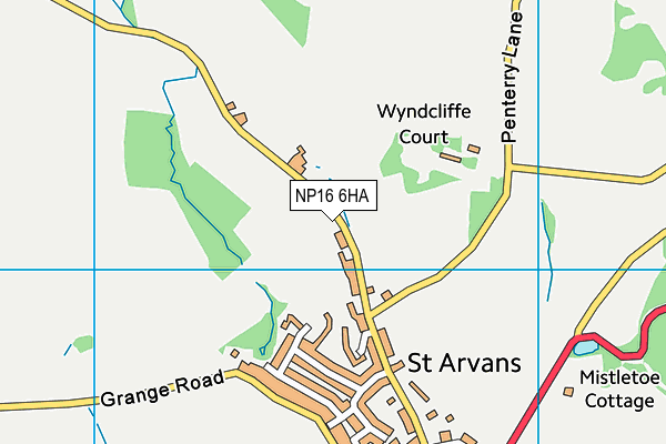 NP16 6HA map - OS VectorMap District (Ordnance Survey) NP16 6HA map - OS VectorMap District (Ordnance Survey)