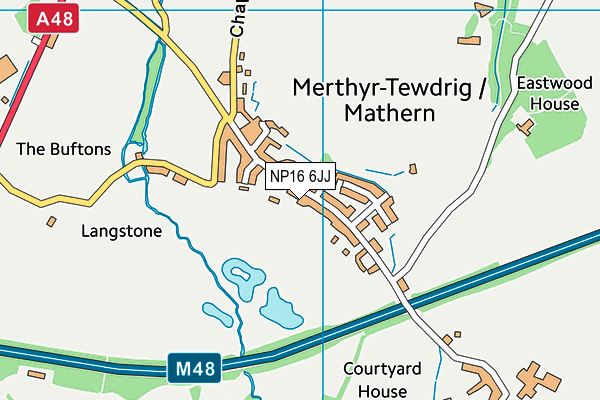 NP16 6JJ map - OS VectorMap District (Ordnance Survey) NP16 6JJ map - OS VectorMap District (Ordnance Survey)