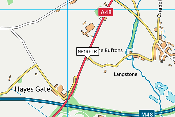 NP16 6LR map - OS VectorMap District (Ordnance Survey) NP16 6LR map - OS VectorMap District (Ordnance Survey)