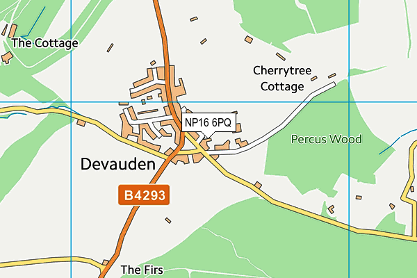NP16 6PQ map - OS VectorMap District (Ordnance Survey) NP16 6PQ map - OS VectorMap District (Ordnance Survey)