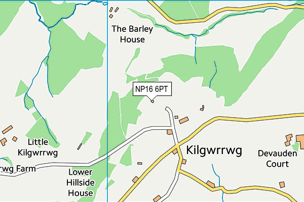 NP16 6PT map - OS VectorMap District (Ordnance Survey) NP16 6PT map - OS VectorMap District (Ordnance Survey)