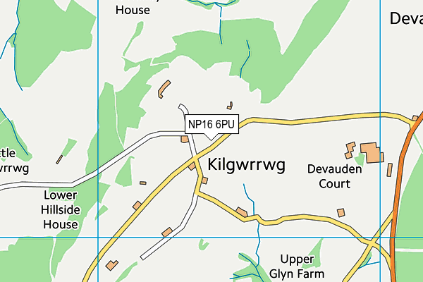 NP16 6PU map - OS VectorMap District (Ordnance Survey) NP16 6PU map - OS VectorMap District (Ordnance Survey)