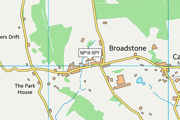 NP16 6PY map - OS VectorMap District (Ordnance Survey) NP16 6PY map - OS VectorMap District (Ordnance Survey)
