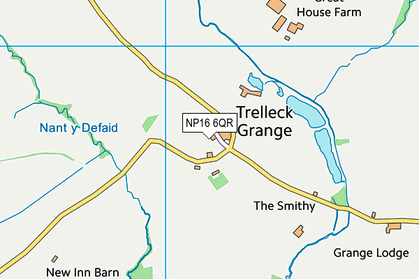 NP16 6QR map - OS VectorMap District (Ordnance Survey) NP16 6QR map - OS VectorMap District (Ordnance Survey)
