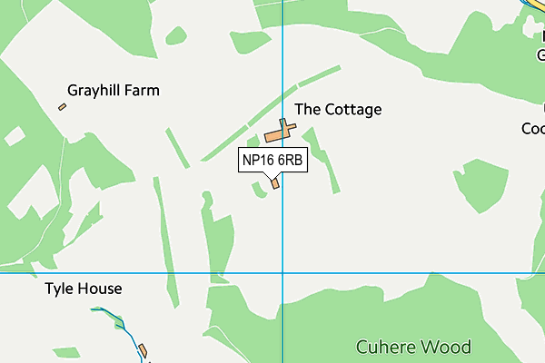 NP16 6RB map - OS VectorMap District (Ordnance Survey) NP16 6RB map - OS VectorMap District (Ordnance Survey)