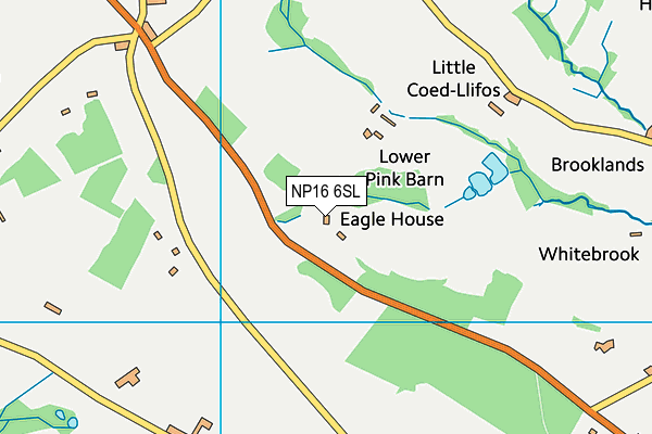 NP16 6SL map - OS VectorMap District (Ordnance Survey) NP16 6SL map - OS VectorMap District (Ordnance Survey)