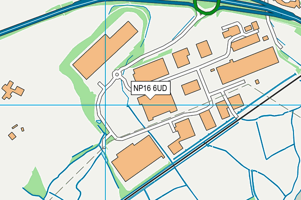 NP16 6UD map - OS VectorMap District (Ordnance Survey) NP16 6UD map - OS VectorMap District (Ordnance Survey)