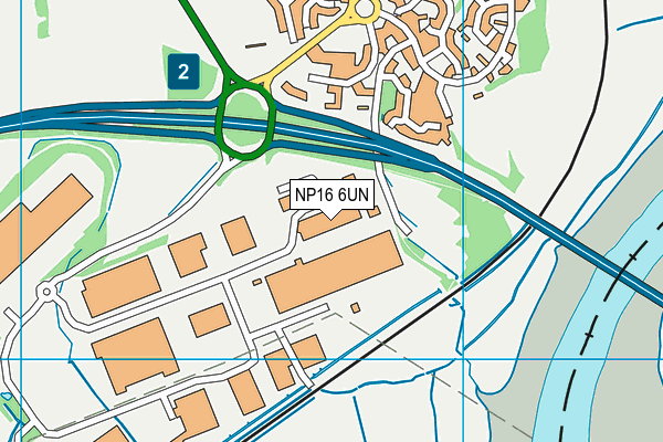 NP16 6UN map - OS VectorMap District (Ordnance Survey) NP16 6UN map - OS VectorMap District (Ordnance Survey)