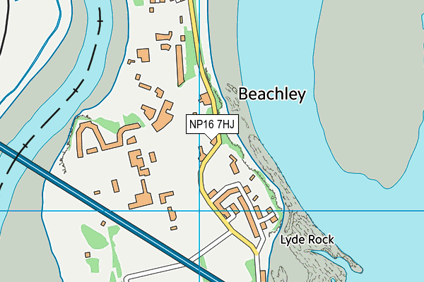 NP16 7HJ map - OS VectorMap District (Ordnance Survey) NP16 7HJ map - OS VectorMap District (Ordnance Survey)