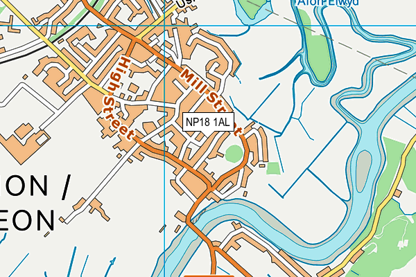 NP18 1AL map - OS VectorMap District (Ordnance Survey) NP18 1AL map - OS VectorMap District (Ordnance Survey)