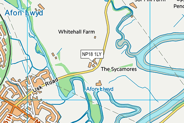 NP18 1LY map - OS VectorMap District (Ordnance Survey) NP18 1LY map - OS VectorMap District (Ordnance Survey)