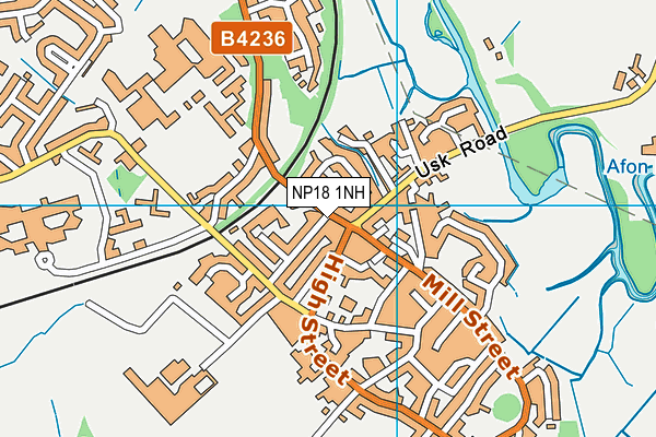 NP18 1NH map - OS VectorMap District (Ordnance Survey) NP18 1NH map - OS VectorMap District (Ordnance Survey)