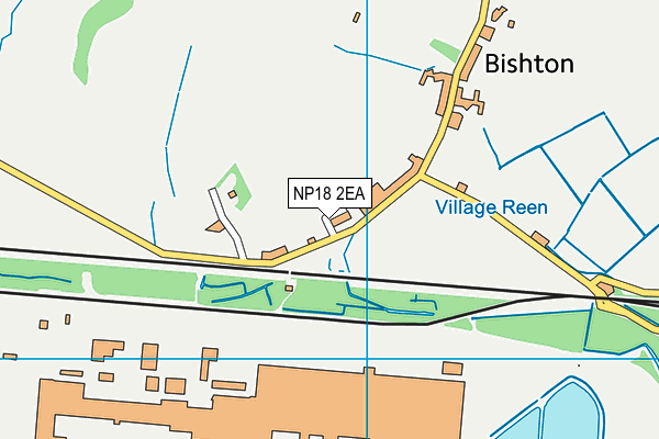 NP18 2EA map - OS VectorMap District (Ordnance Survey) NP18 2EA map - OS VectorMap District (Ordnance Survey)