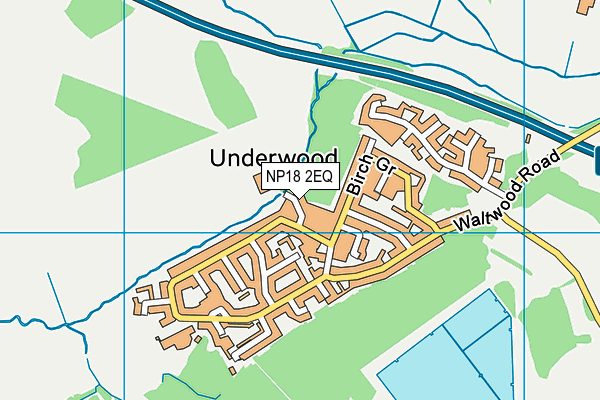 NP18 2EQ map - OS VectorMap District (Ordnance Survey) NP18 2EQ map - OS VectorMap District (Ordnance Survey)