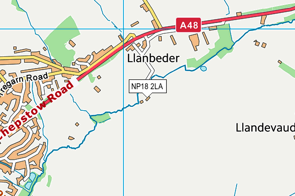 NP18 2LA map - OS VectorMap District (Ordnance Survey) NP18 2LA map - OS VectorMap District (Ordnance Survey)