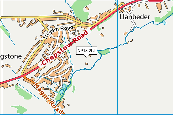 NP18 2LJ map - OS VectorMap District (Ordnance Survey) NP18 2LJ map - OS VectorMap District (Ordnance Survey)