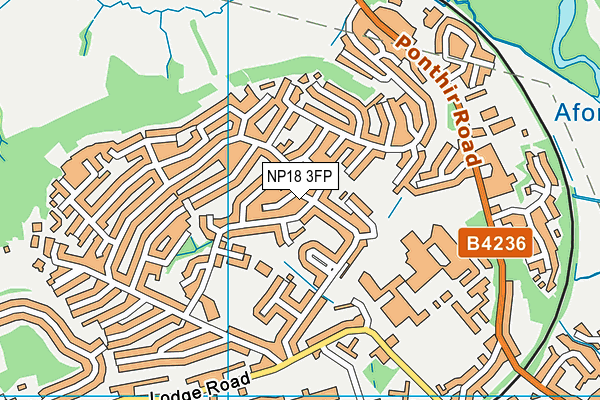 NP18 3FP map - OS VectorMap District (Ordnance Survey) NP18 3FP map - OS VectorMap District (Ordnance Survey)