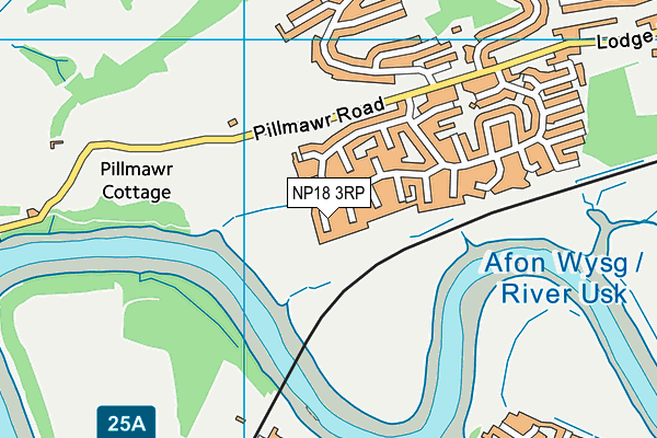 NP18 3RP map - OS VectorMap District (Ordnance Survey)
