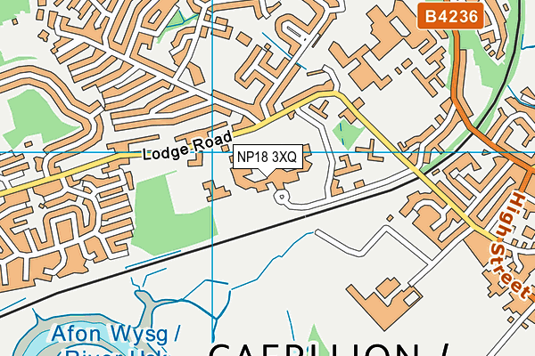 NP18 3XQ map - OS VectorMap District (Ordnance Survey) NP18 3XQ map - OS VectorMap District (Ordnance Survey)