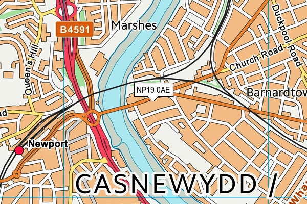 NP19 0AE map - OS VectorMap District (Ordnance Survey) NP19 0AE map - OS VectorMap District (Ordnance Survey)