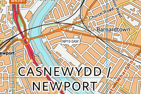 NP19 0AW map - OS VectorMap District (Ordnance Survey) NP19 0AW map - OS VectorMap District (Ordnance Survey)