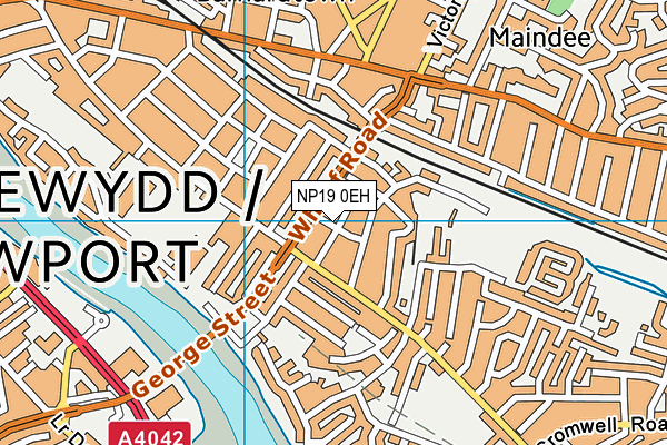 NP19 0EH map - OS VectorMap District (Ordnance Survey) NP19 0EH map - OS VectorMap District (Ordnance Survey)