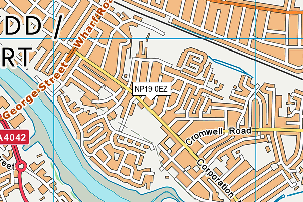 NP19 0EZ map - OS VectorMap District (Ordnance Survey) NP19 0EZ map - OS VectorMap District (Ordnance Survey)