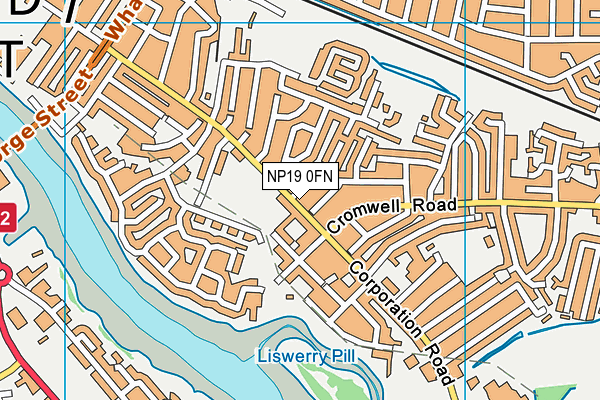 NP19 0FN map - OS VectorMap District (Ordnance Survey) NP19 0FN map - OS VectorMap District (Ordnance Survey)