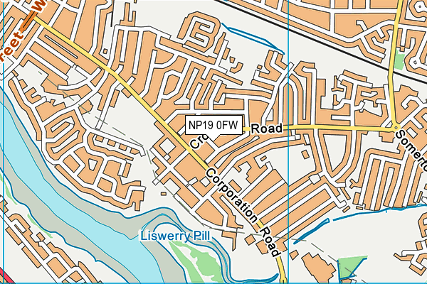 NP19 0FW map - OS VectorMap District (Ordnance Survey) NP19 0FW map - OS VectorMap District (Ordnance Survey)