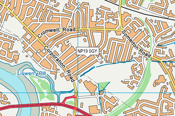 NP19 0GY map - OS VectorMap District (Ordnance Survey) NP19 0GY map - OS VectorMap District (Ordnance Survey)
