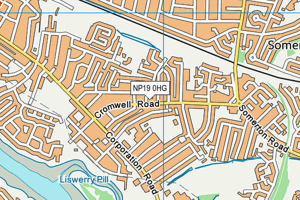 NP19 0HG map - OS VectorMap District (Ordnance Survey) NP19 0HG map - OS VectorMap District (Ordnance Survey)