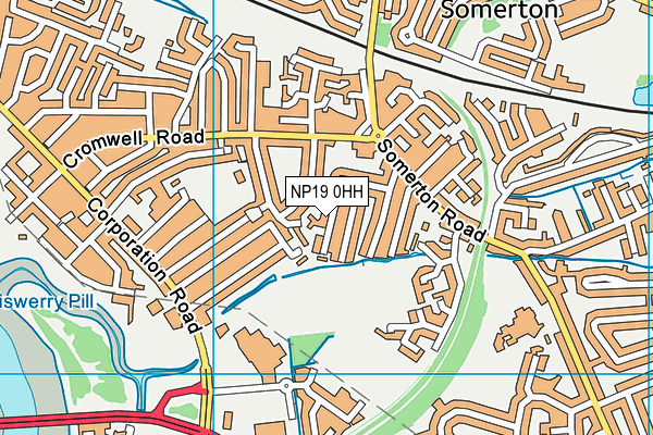 NP19 0HH map - OS VectorMap District (Ordnance Survey) NP19 0HH map - OS VectorMap District (Ordnance Survey)