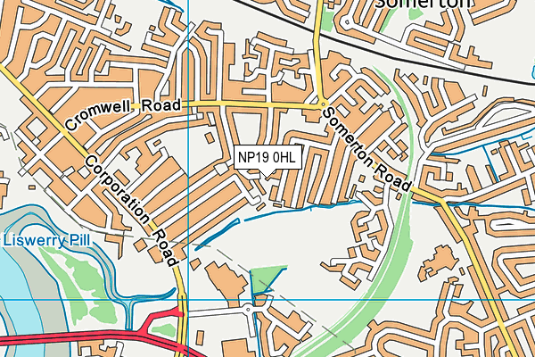NP19 0HL map - OS VectorMap District (Ordnance Survey) NP19 0HL map - OS VectorMap District (Ordnance Survey)