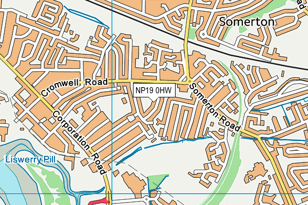 NP19 0HW map - OS VectorMap District (Ordnance Survey) NP19 0HW map - OS VectorMap District (Ordnance Survey)