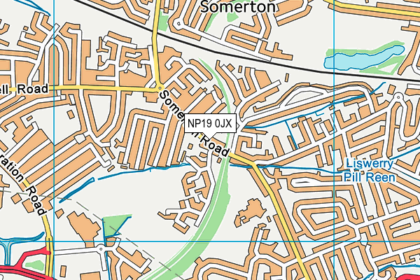 NP19 0JX map - OS VectorMap District (Ordnance Survey) NP19 0JX map - OS VectorMap District (Ordnance Survey)