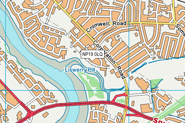 NP19 0LQ map - OS VectorMap District (Ordnance Survey) NP19 0LQ map - OS VectorMap District (Ordnance Survey)