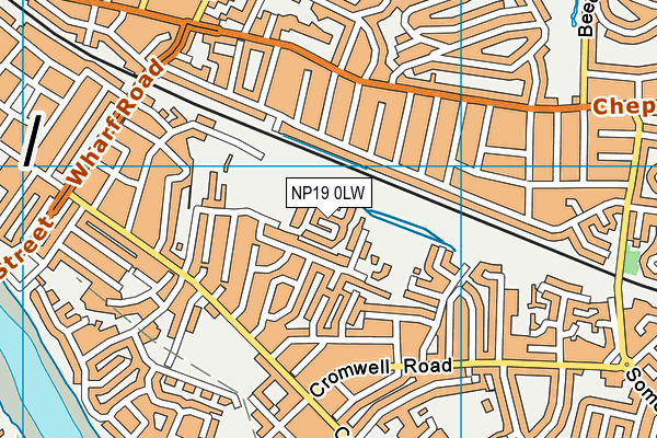 NP19 0LW map - OS VectorMap District (Ordnance Survey) NP19 0LW map - OS VectorMap District (Ordnance Survey)