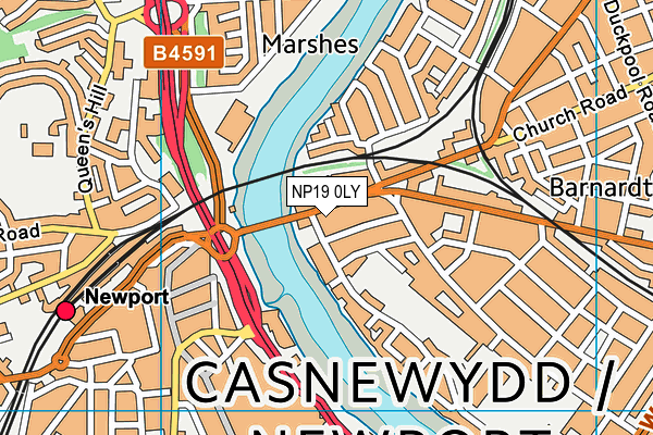 NP19 0LY map - OS VectorMap District (Ordnance Survey) NP19 0LY map - OS VectorMap District (Ordnance Survey)