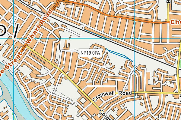 NP19 0PA map - OS VectorMap District (Ordnance Survey) NP19 0PA map - OS VectorMap District (Ordnance Survey)