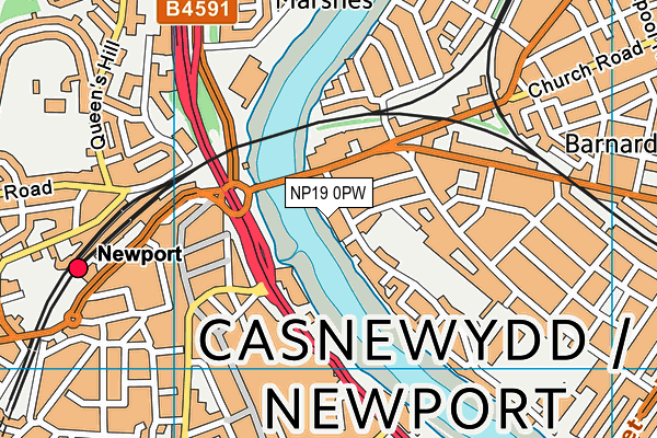NP19 0PW map - OS VectorMap District (Ordnance Survey) NP19 0PW map - OS VectorMap District (Ordnance Survey)