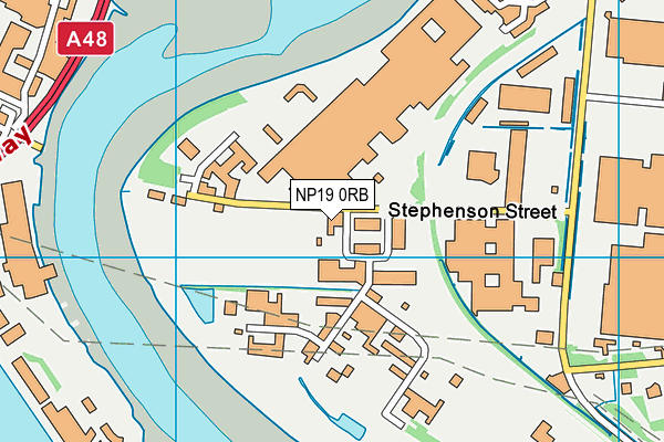 NP19 0RB map - OS VectorMap District (Ordnance Survey) NP19 0RB map - OS VectorMap District (Ordnance Survey)