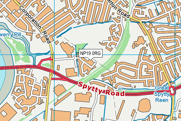 NP19 0RG map - OS VectorMap District (Ordnance Survey) NP19 0RG map - OS VectorMap District (Ordnance Survey)