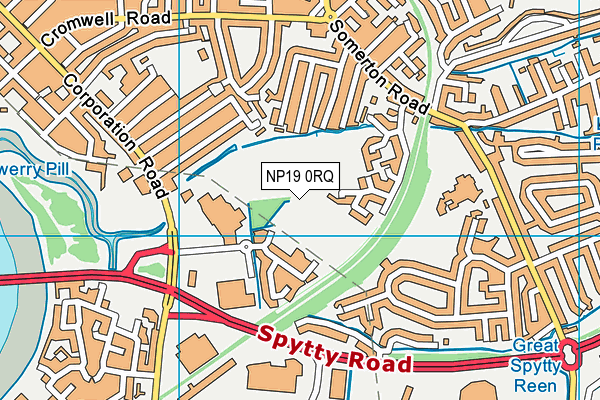 NP19 0RQ map - OS VectorMap District (Ordnance Survey) NP19 0RQ map - OS VectorMap District (Ordnance Survey)