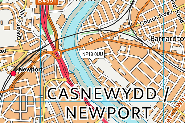 NP19 0UU map - OS VectorMap District (Ordnance Survey) NP19 0UU map - OS VectorMap District (Ordnance Survey)